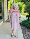Summer Fun Embroidered Dress