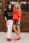 Red & Black Game Day Spirit Tee