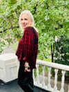 Sister Mary Patsy Ray Red Plaid Top