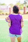 Purple Golden Girl Top