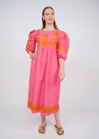 Ivy Jane Cord Embroidered Dress