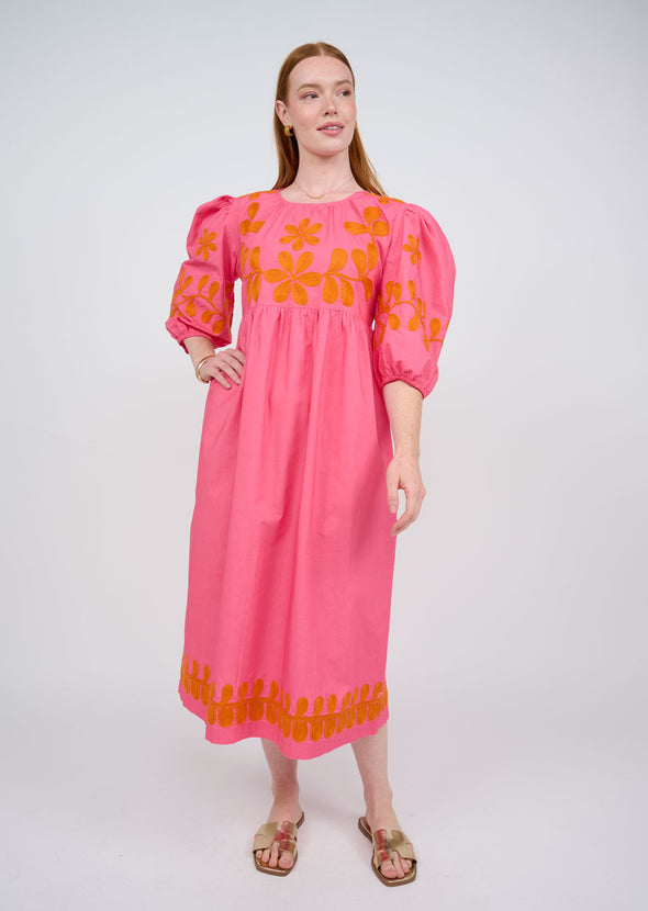 Ivy Jane Cord Embroidered Dress