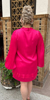 Alden Adair Neon Pink Liza Dress