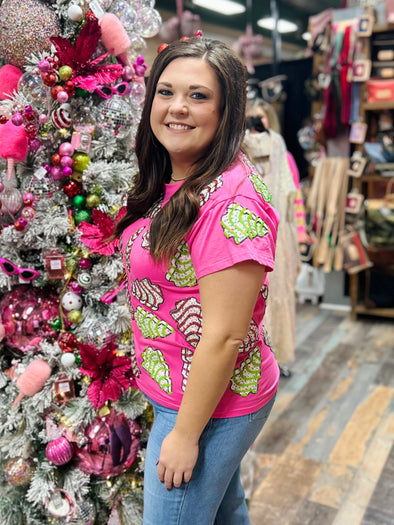 Queen of Sparkles Pink Little Debbie Trees