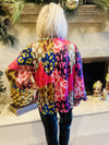 Crosby Gabby Leopard Patched Blouse