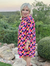 Ronan Check Me Out Blue Mix Dress