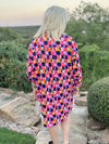 Ronan Check Me Out Blue Mix Dress