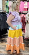 Crosby Sherbet Colorblock Kemble Dress