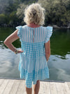Sunday Chic Dress in Aqua