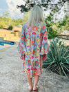 Uncle Frank Floral Flounce Dress