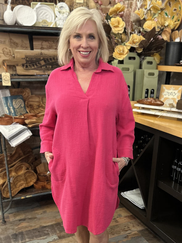 Ivy Jane Pink Popover Tunic