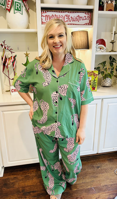 Green Jaguar PJ Lounge Set