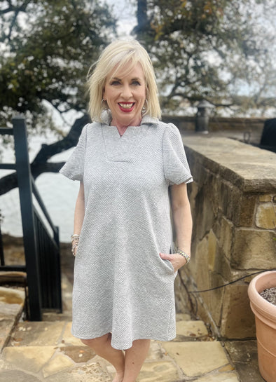 Gracie Gray  Textured Dress