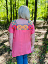 Clementine Coral Top