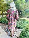 Hayes Puff Sleeve Olive Dress