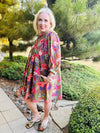 Hayes Puff Sleeve Olive Dress