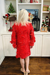 Red Lace Seraphina Dress