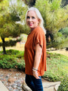 Camel Boat Neck Top