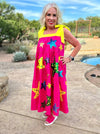 Queen Of Sparkles Star Fish Maxi Dress