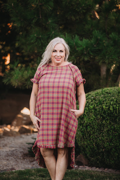 Cozied Up Plaid Dress