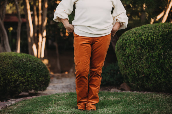 Vincent Corduroy Jeans in Rust