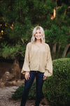 Keeping On Blouse In Mustard