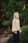 Keeping On Blouse In Mustard