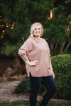 Astrid Ribbed Sweater in Mauve
