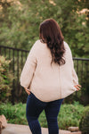 Frances Chenille Sweater in Tan