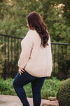 Frances Chenille Sweater in Tan