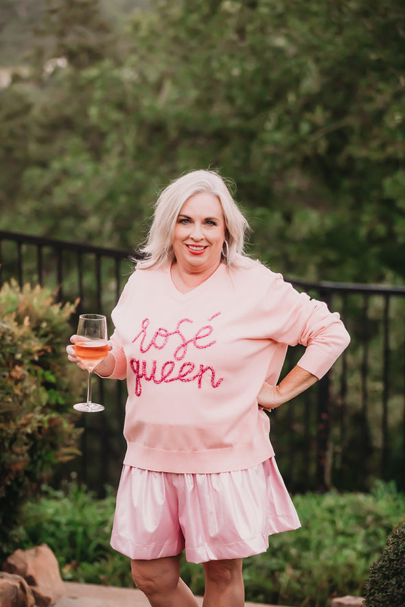 Queen of Sparkles Rose' Queen Sweater