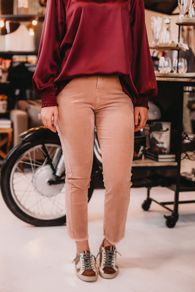 Vincent Corduroy Jeans in Blush