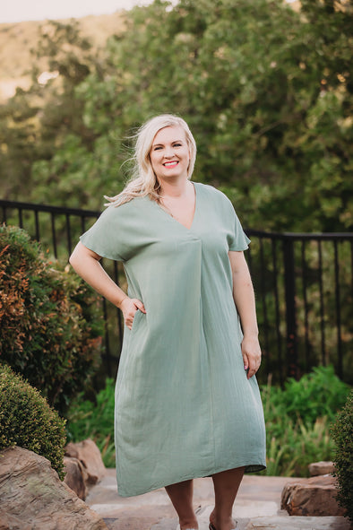 Effortless Maxi In Green Tea