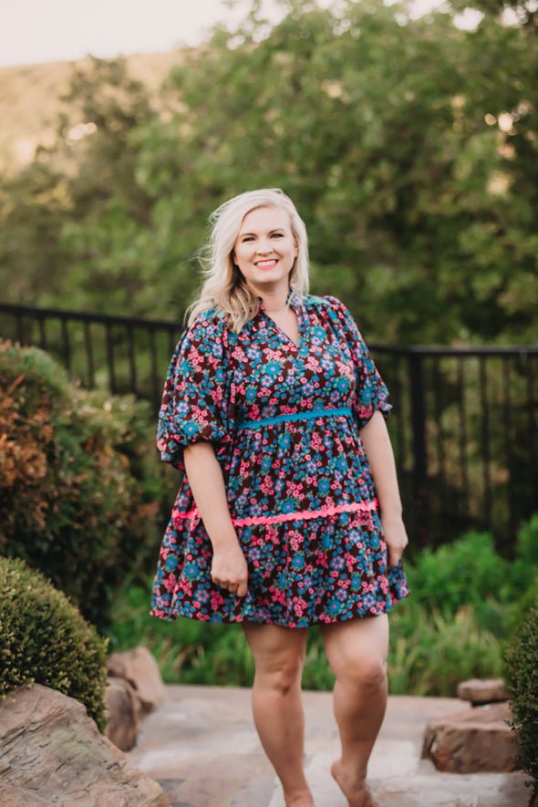 Upbeat Floral Dress