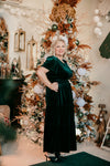 The Madison Velvet Tiered Maxi