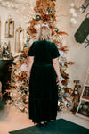 The Madison Velvet Tiered Maxi