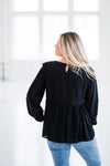 Out of the Ordinary Embroidered Babydoll Top