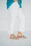 Lottie White Flare Jeans