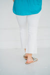 Lottie White Flare Jeans