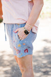 Johnny Was Odine Paperbag Short