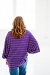 Pretty in Purple Knit Sweater