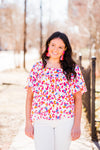 Emily Fuchsia Top