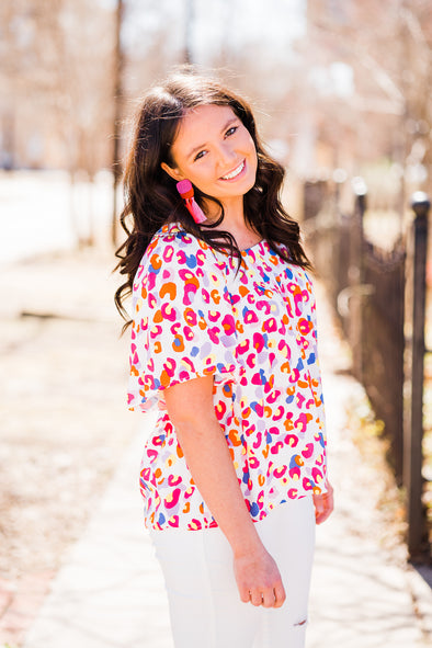 Emily Fuchsia Top