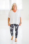 Black Tie Dye Ziggy Leggings