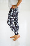 Black Tie Dye Ziggy Leggings