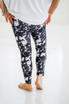 Black Tie Dye Ziggy Leggings