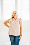 Ava Top In Beige