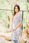 Mona Oversized Cardigan in Blush