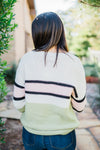 Deeply Loved Color block Sweater