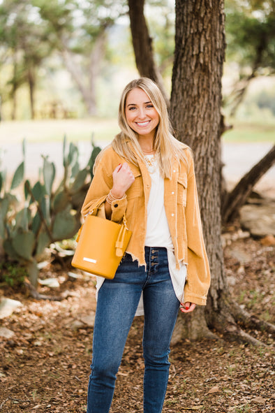 Mustard Corded Jacket